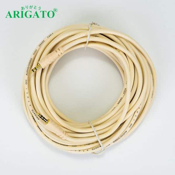 Dây Loa Trắng 1-1 Arigato 10m