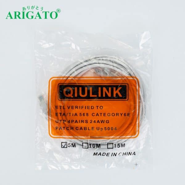 Dây Mạng Cat 5 Arigato 5m