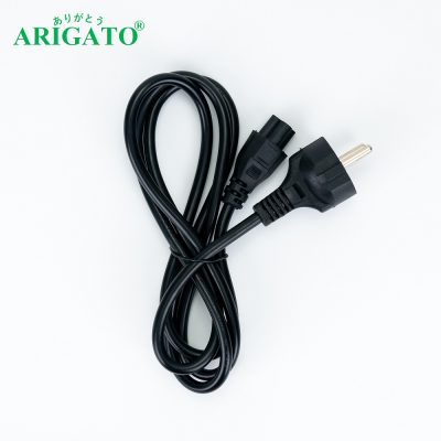 Dây Nguồn Laptop Arigato 1.5m Đồng Black