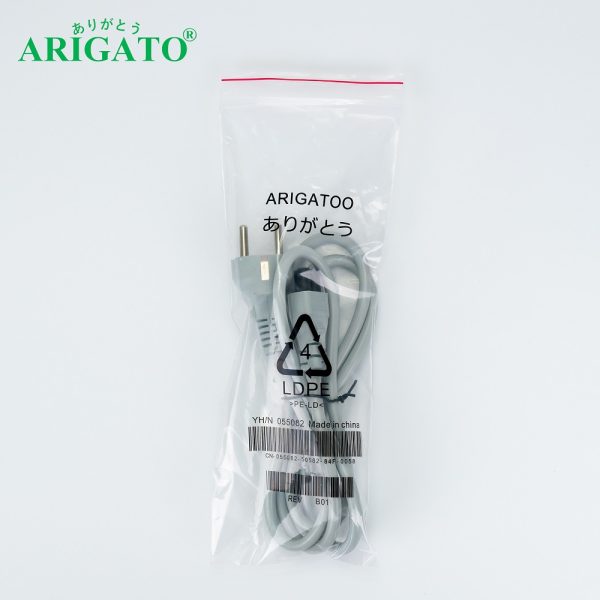 Dây Nguồn Laptop Xám 1.5m Arigato 0.5 CCA