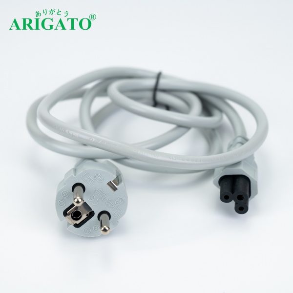 Dây Nguồn Laptop Xám 1.5m Arigato 0.5 CCA