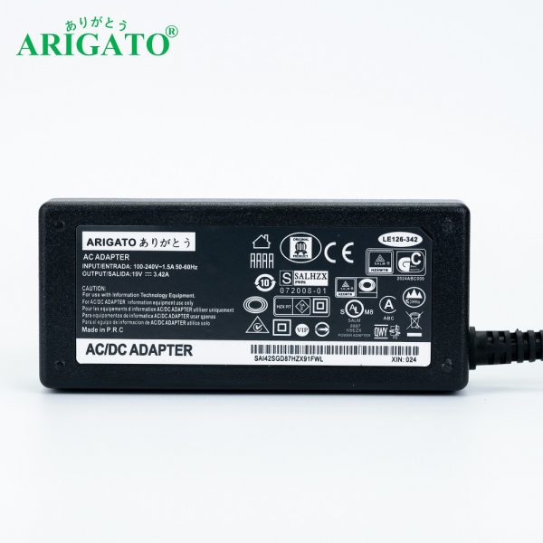Sạc Laptop Lenovo -Toshiba - Asus 19v/3.42A(5.5*2.5) Arigato