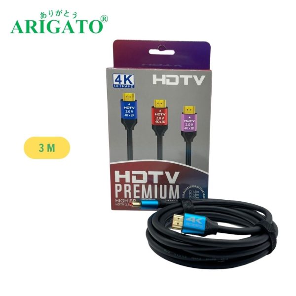 DÂY HDMI 2.0V 4K60HZ ARIGATO NEW 3M
